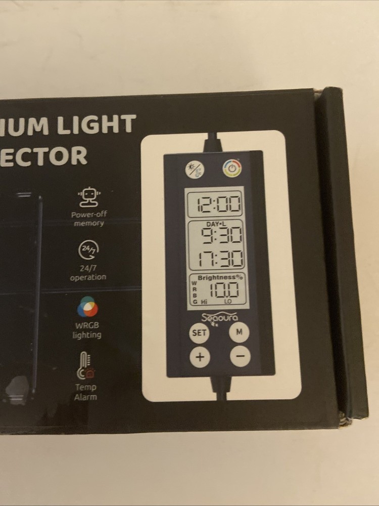 SEAOURA SR-659 Programmable Aquarium Light w/ Temperature Detector