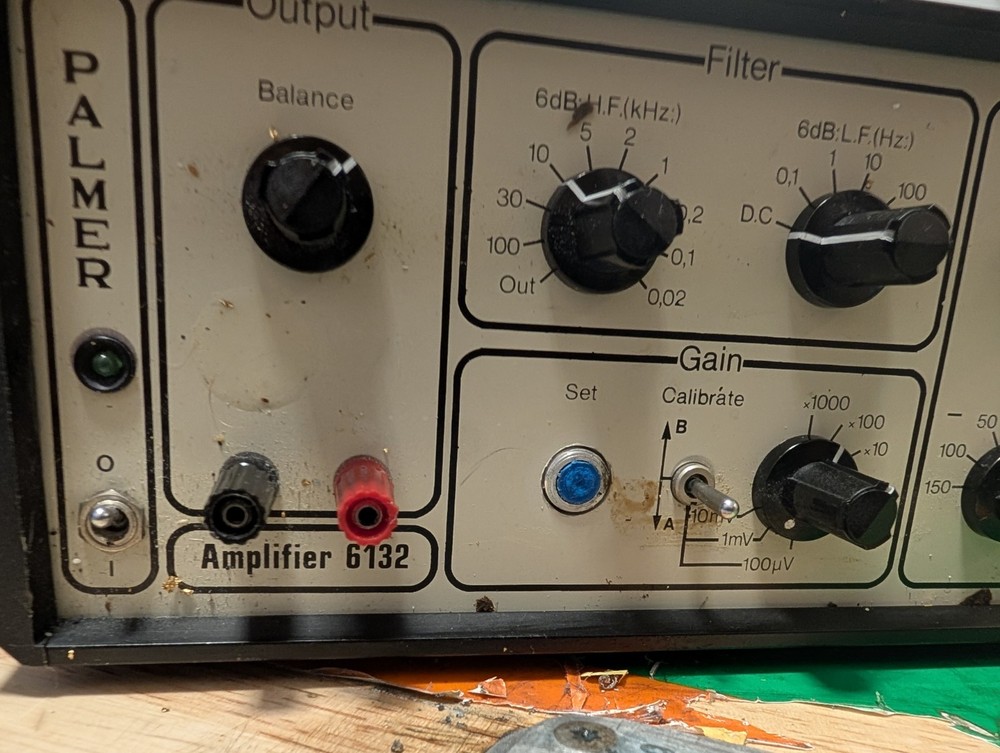 Palmer 132 Bioscience Signal Amplifier