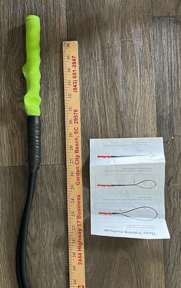 Golf Swing Trainer With Instruction Sheet And Storage Bag