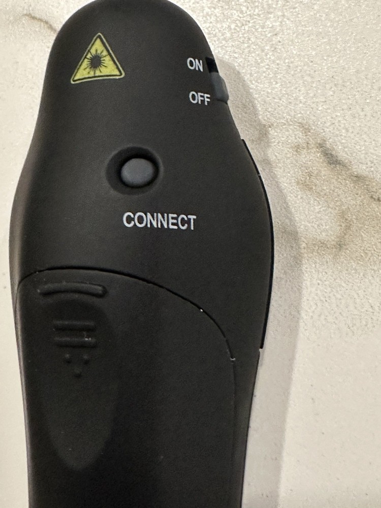 Wireless Presentation Clicker Remote & Laser Pointer