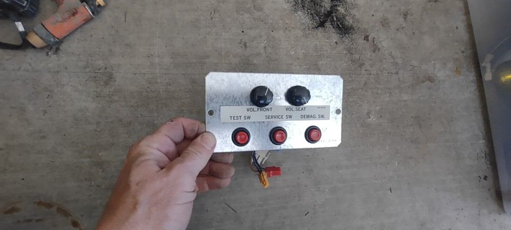 sega harley davidson arcade test switch/volume controller working #13