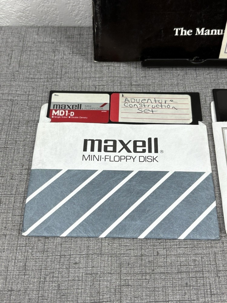 Adventure Construction Set | Commodore 64 | Disc W/ Manual & Extra Disc