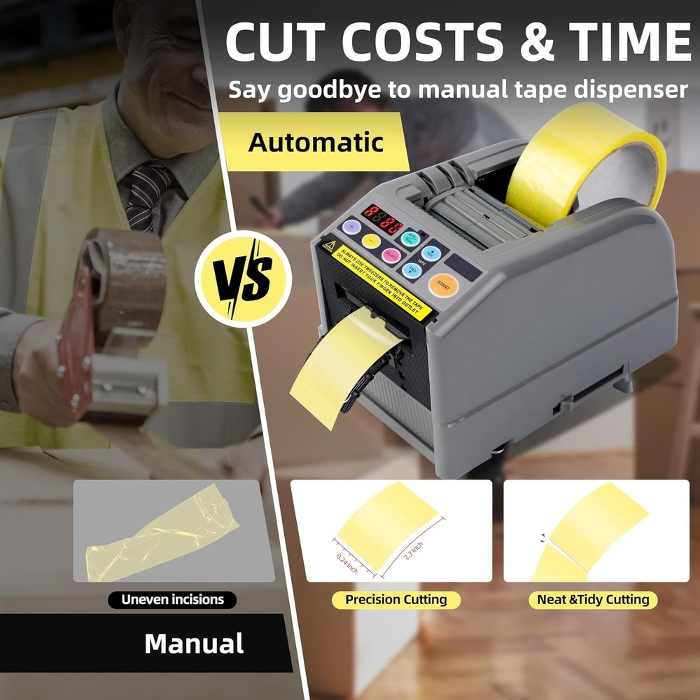 Advanced Tape Dispenser with Continuous Cutting Function for Efficient Use