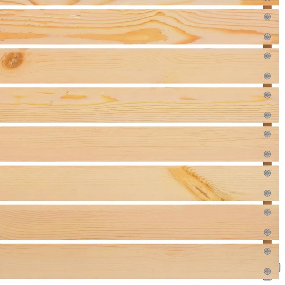 Patio 2-Seater Sofa Solid Pinewood