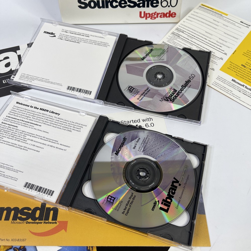 MICROSOFT VISUAL SOURCE SAFE 6.0 UPGRADE VERSION CONTROL SYSTEM