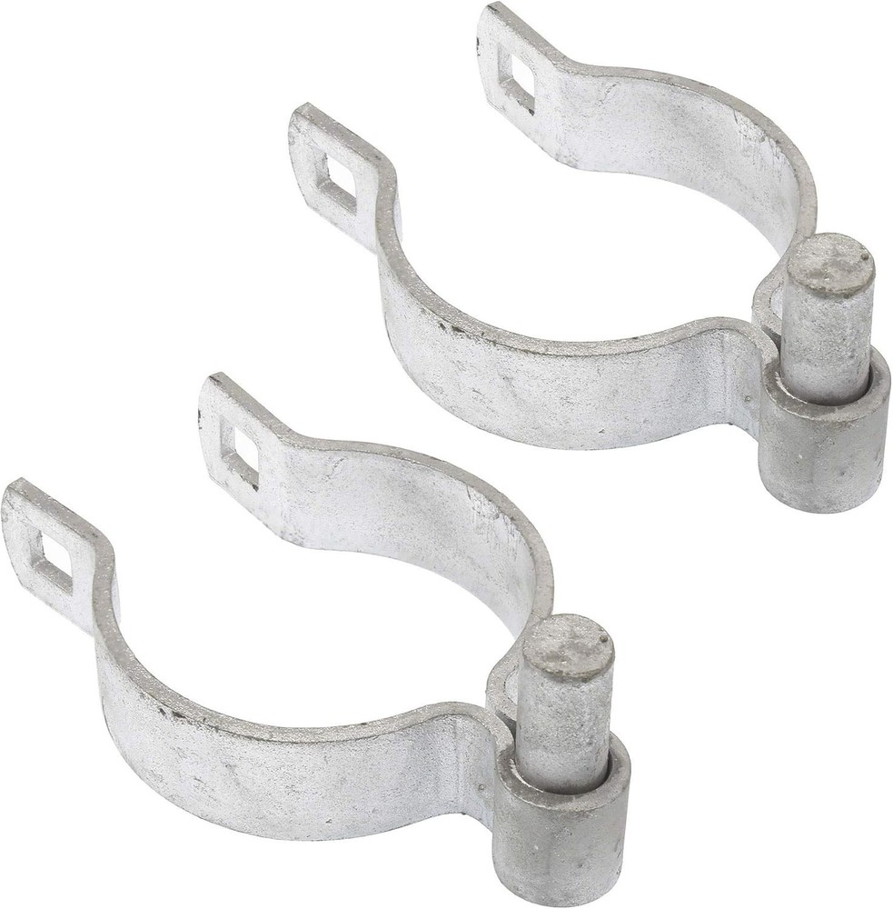 Secure Your 3" Chain Link Gates with Heavy Duty Galvanized Hinges - 2 Pack