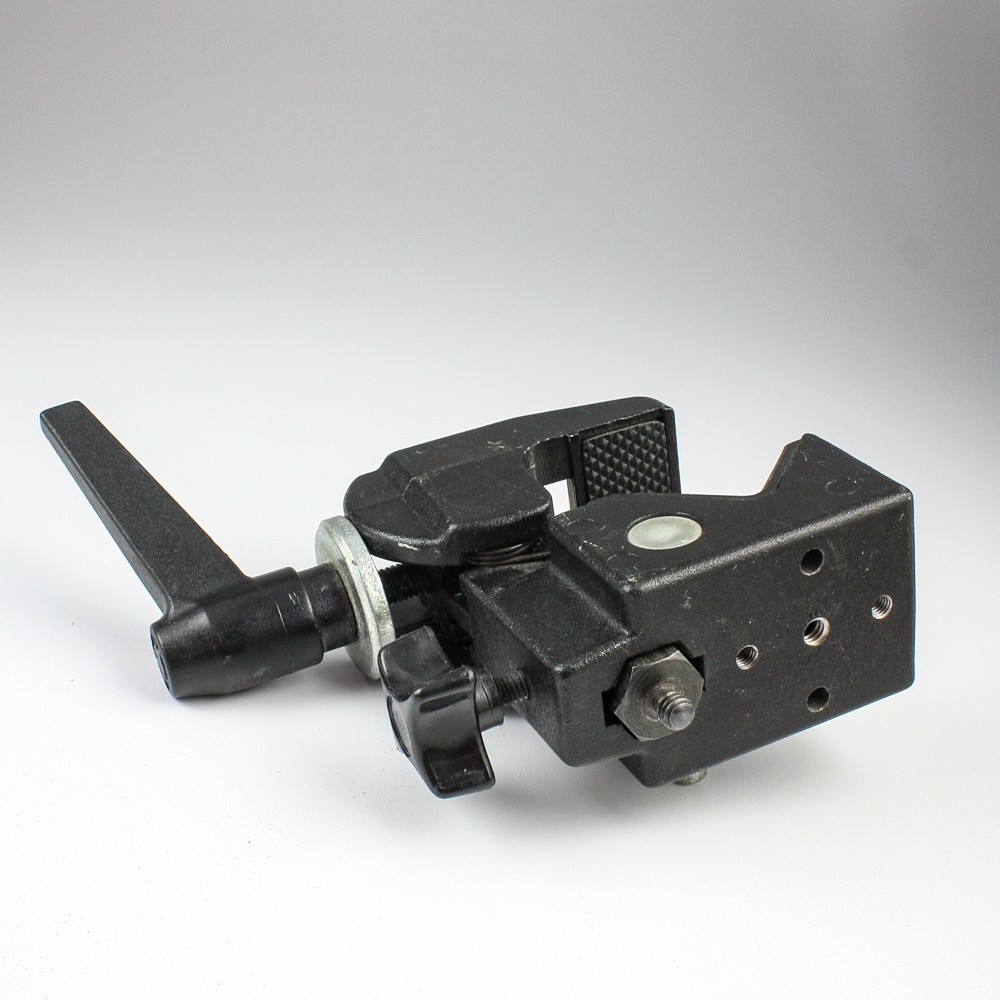 Manfrotto - Black Super Clamp 035 - W/Reversable Threaded Short Stud