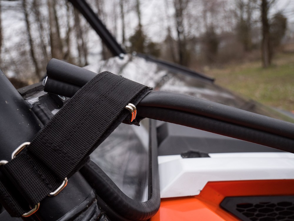 SuperATV Scratch Resistant Flip Down Windshield for Polaris General 1000 (2016+)