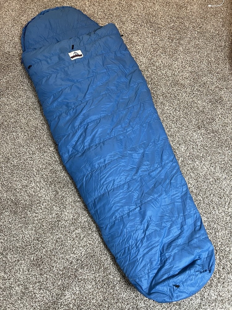 Vintage Holubar Blue Down Mummy Sleeping Bag