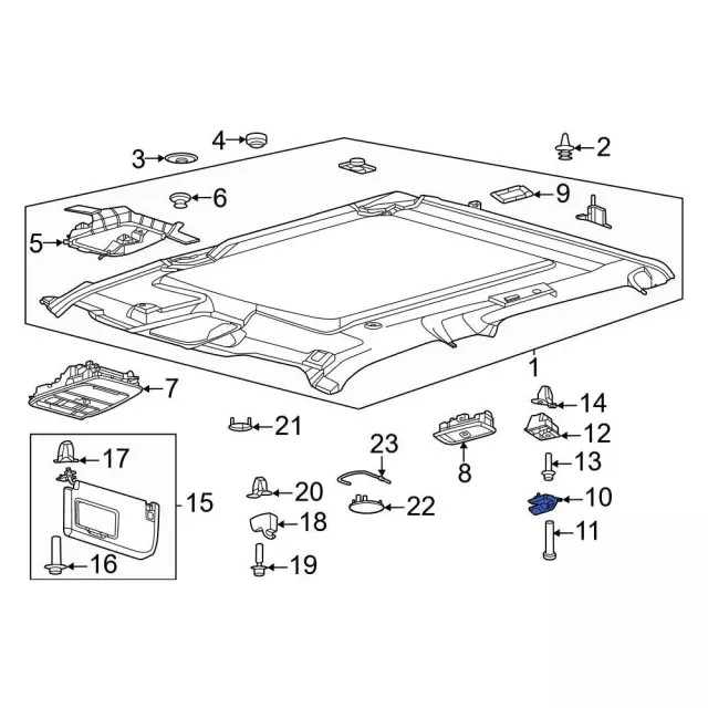 Genuine Ford Coat Hook FL3Z-9929024-AB