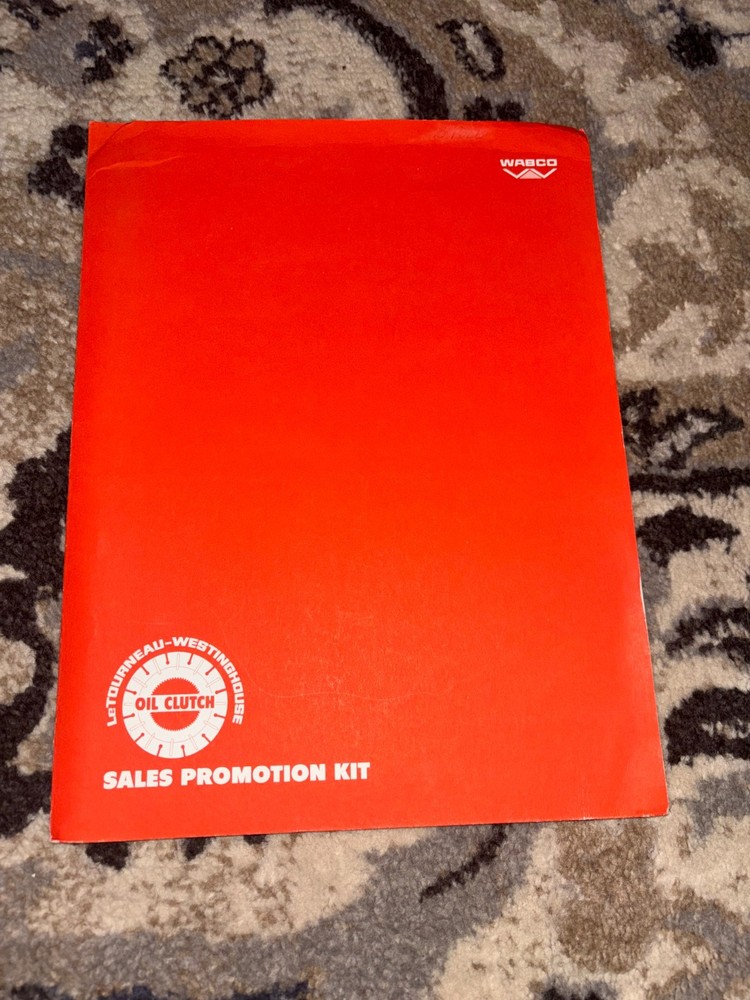 WABCO LeTourneau Westinghouse Empty Folder Brochure AMIL25