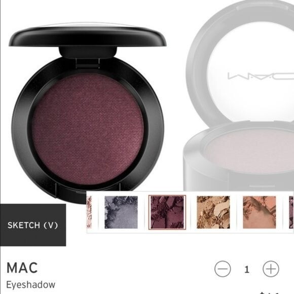 MAC SKETCH eye shadow NIB Velvet