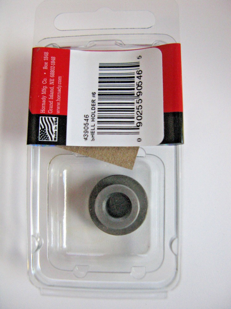 Hornady 390546 Solid Steel Shell Holder #6