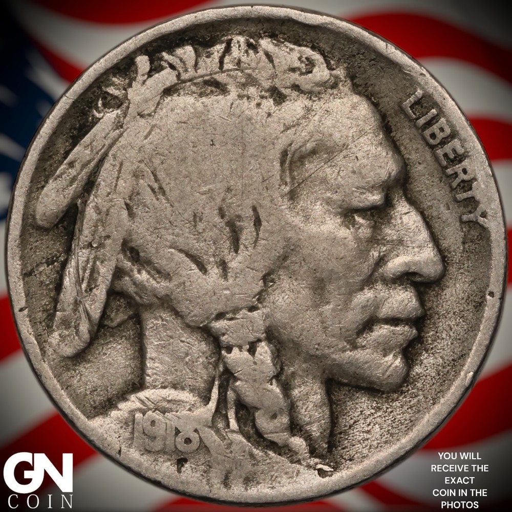 1918 D Buffalo Nickel A0591