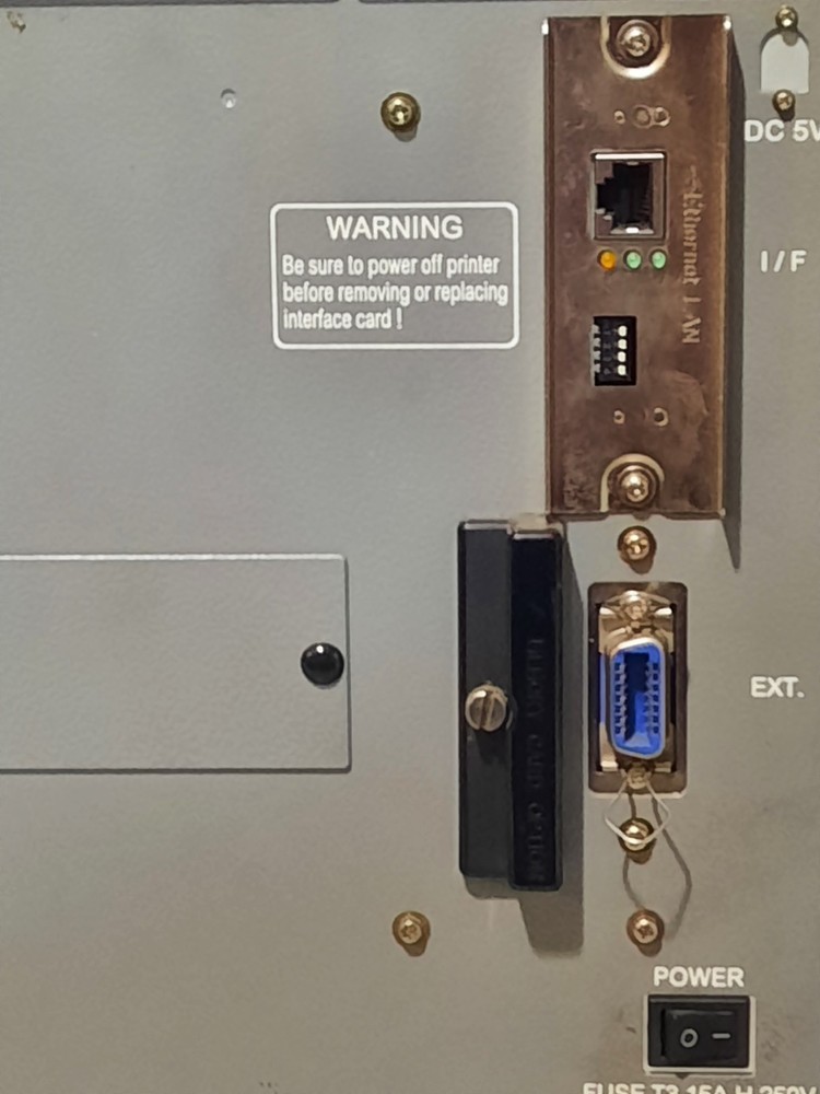 Sato CL408e Thermal Printer - (Powers on)-UNTESTED