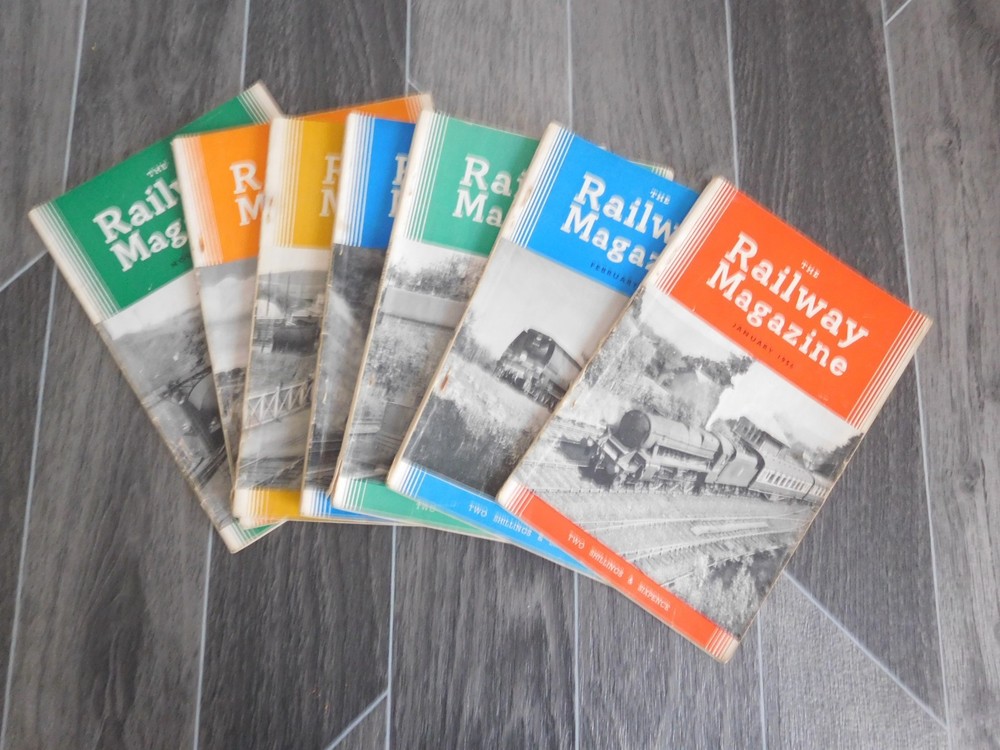 1956  The Railway Magazine 7 Issues