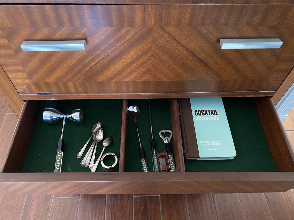 Art Deco 1938 Mahogany Bar