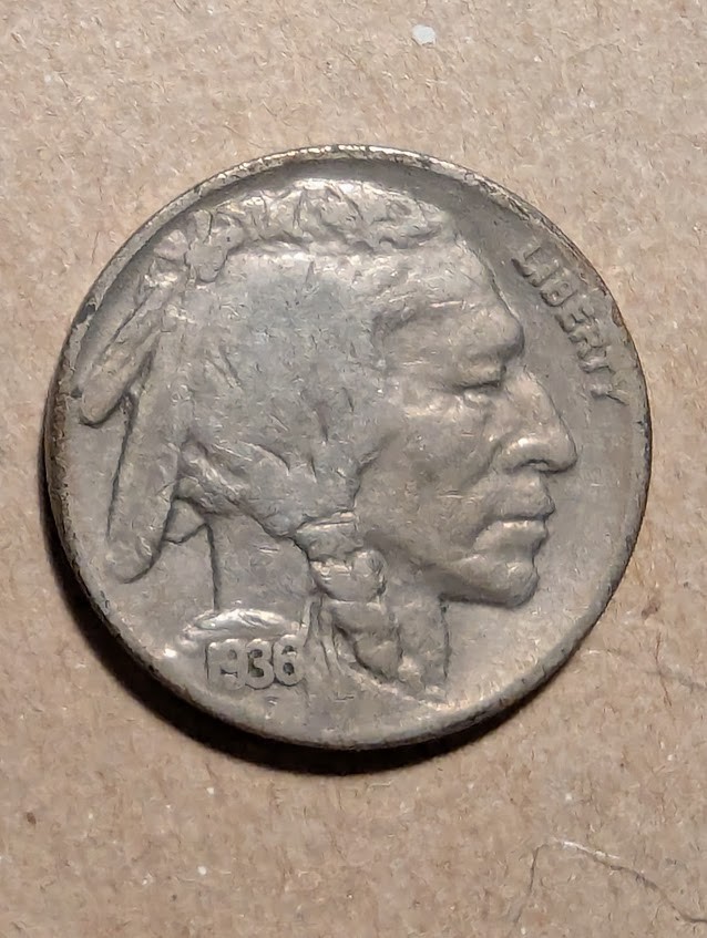 US 1936 Buffalo Nickel