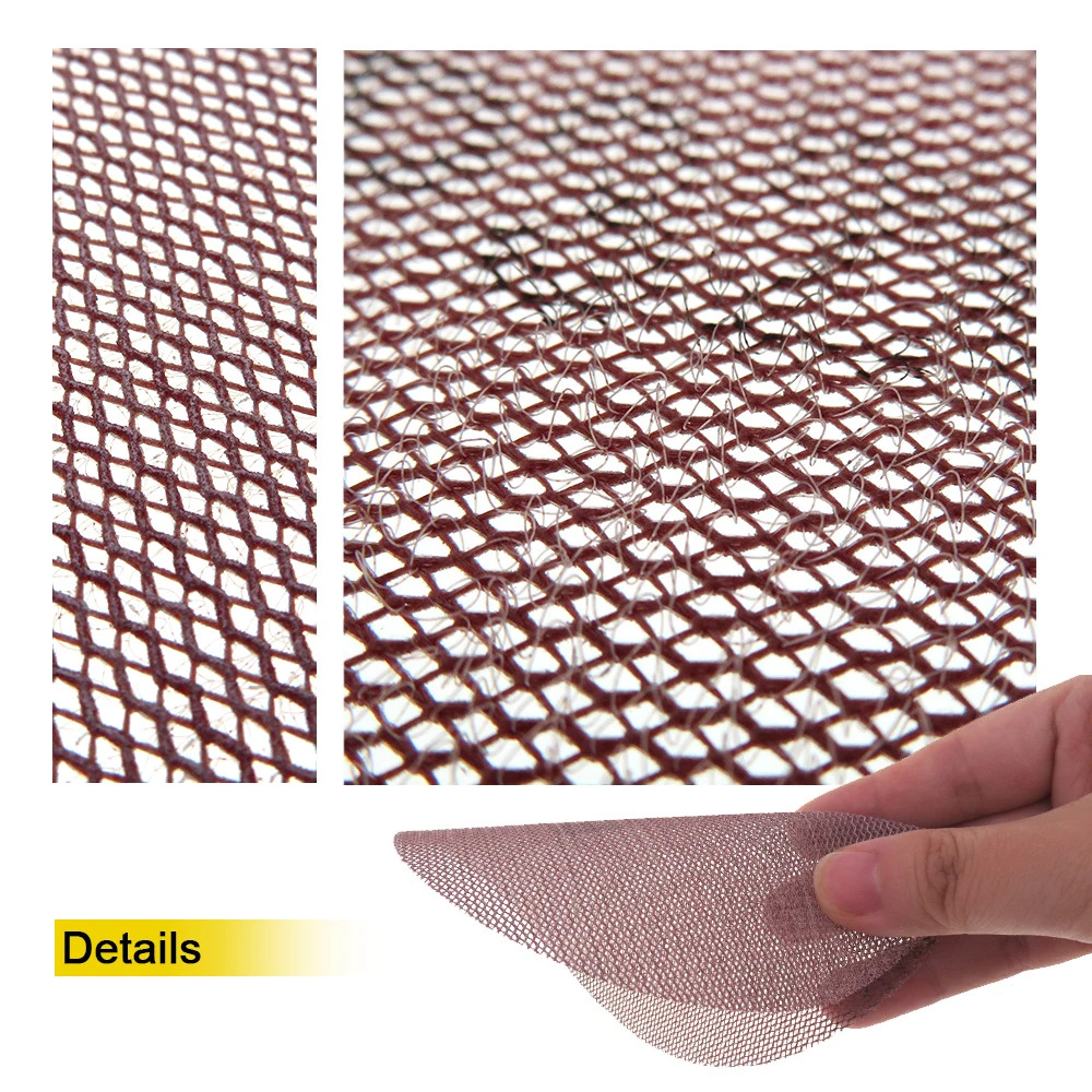 10Pcs 5inch 125mm Mesh Sanding Discs Hook&Loop Abrasive Dust Free Disc Anti-Bloc