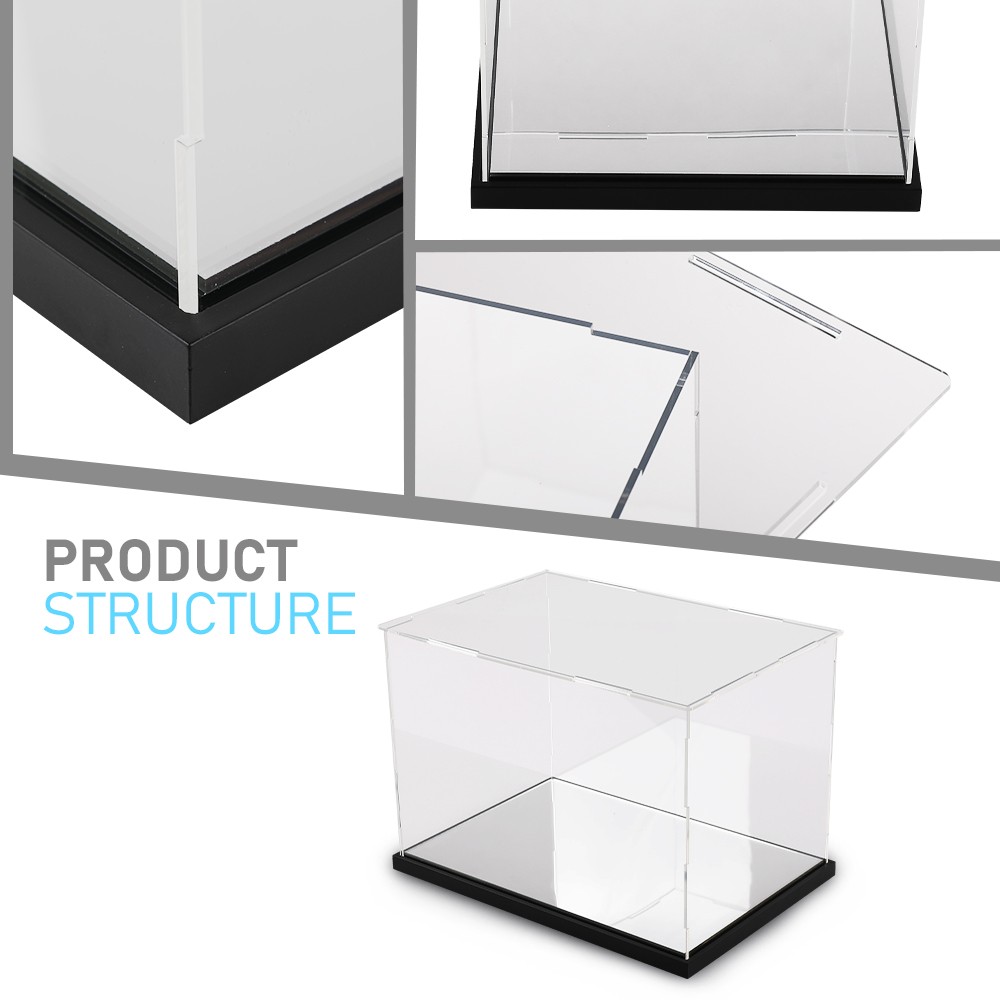 Clear Single Boxing Glove Horizontal Display Case