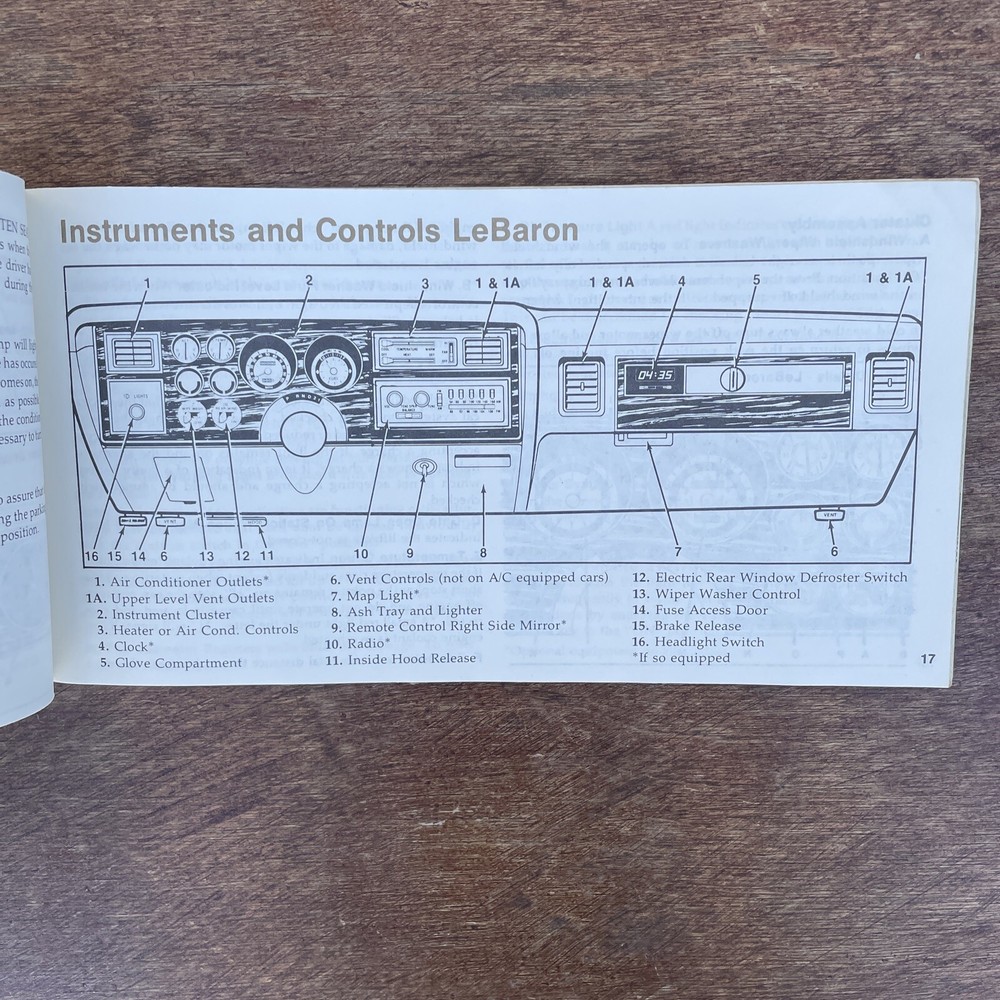 Vintage 1978 Chrysler Operating Instructions Owner’s Manual