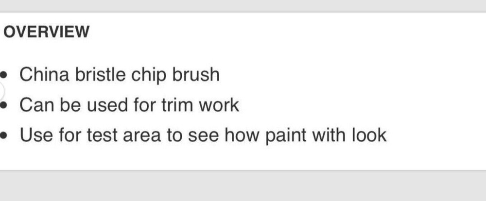 PROJECT SOURCE 2-in Flat Chip Brush Natural Bristle Paint Brush