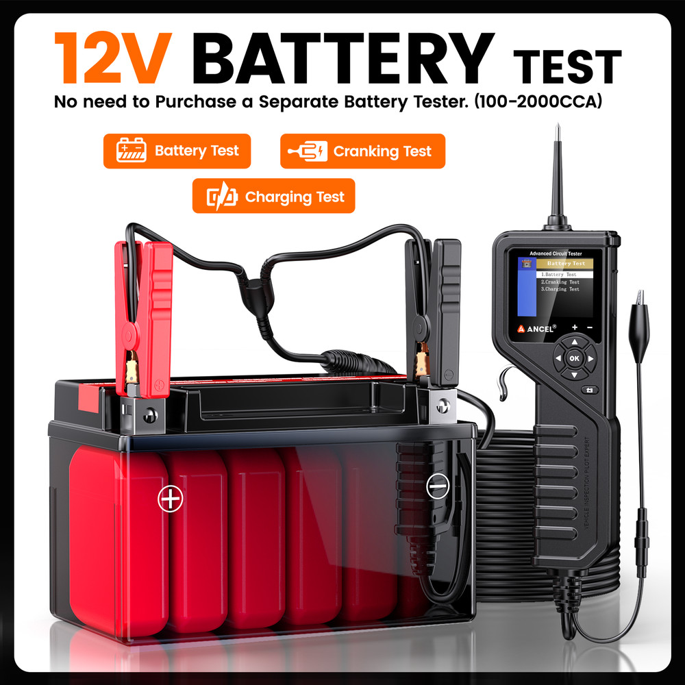 Car Circuit Probe Tester Kit Component Activation & Injector Electrical Tester