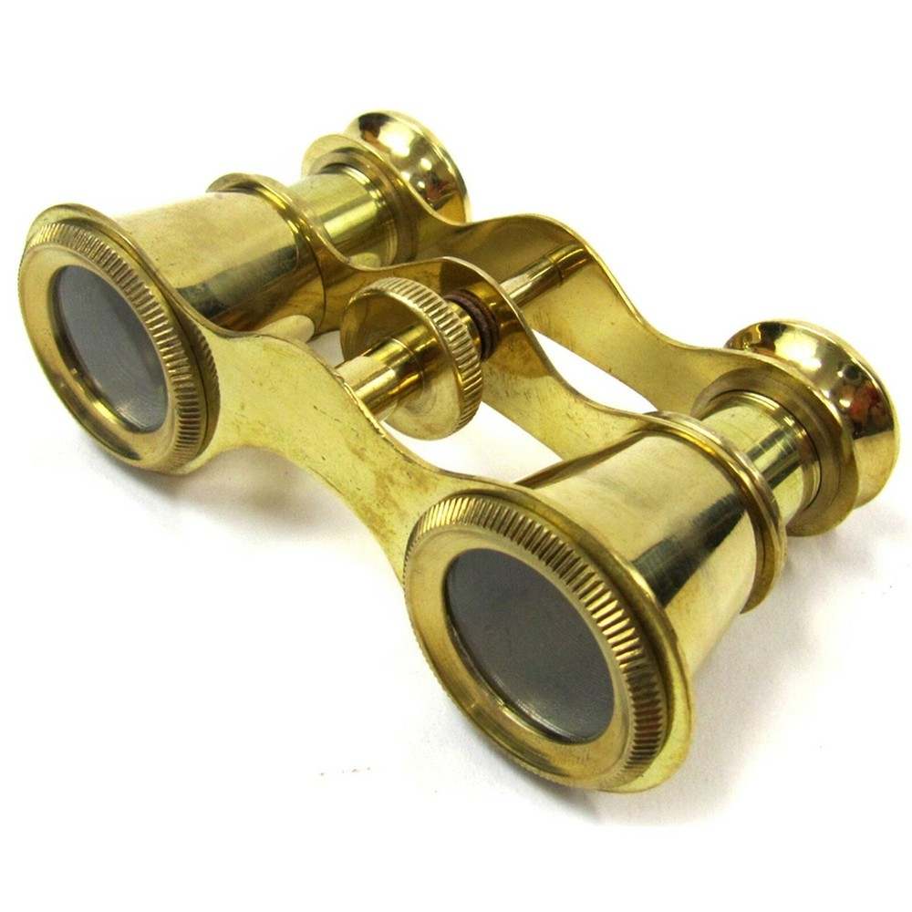 Brass Binocular 3" Opera Binoculars Telescope