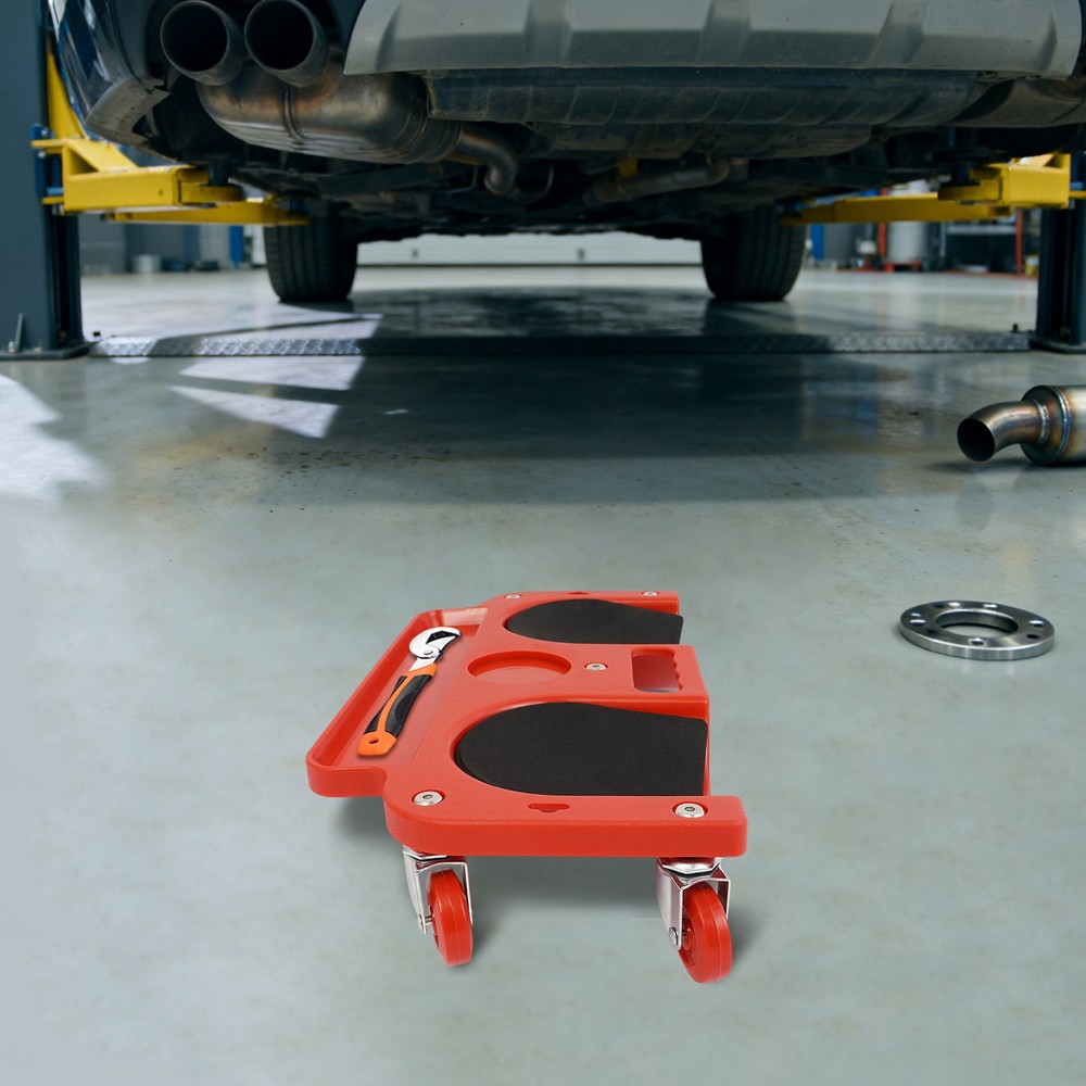 Construction Job Site Work Rolling Wheeled Pads Dolly Knee Pad Creeper Rollers