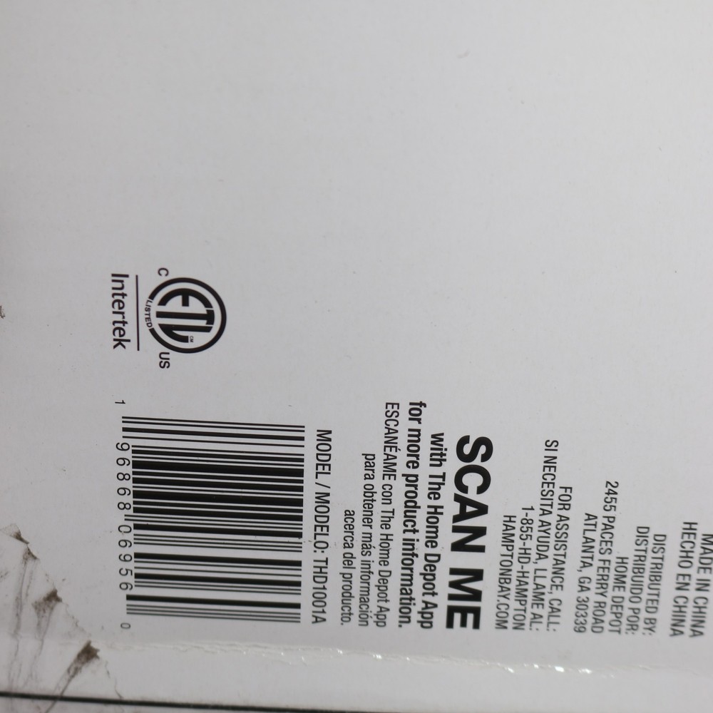 Hampton Bay Sosebee Table Lamp 24" THD1001A