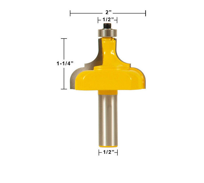 3Pcs 1/2" Shank Picture Frame/Molding Router Bits Set