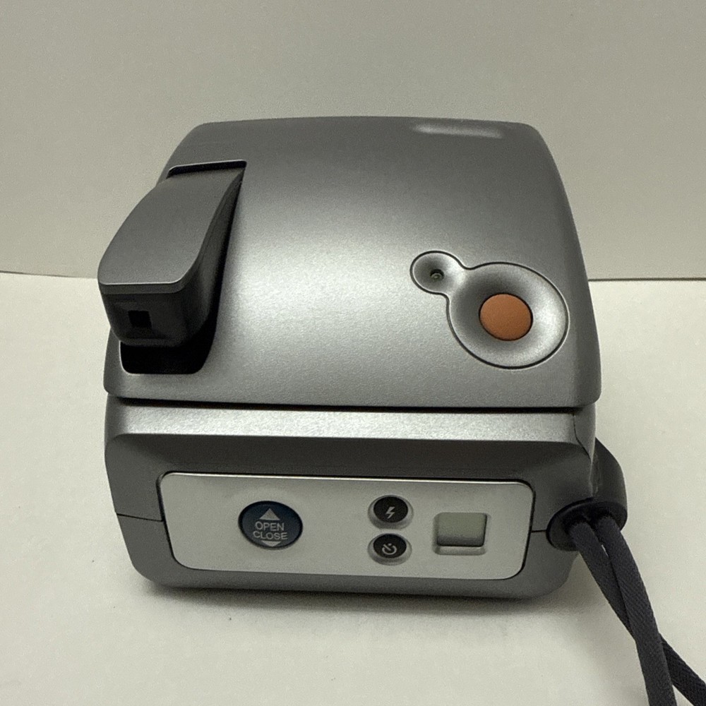 Polaroid One 600 Instant Camera Silver - Great Condition - Untested -
