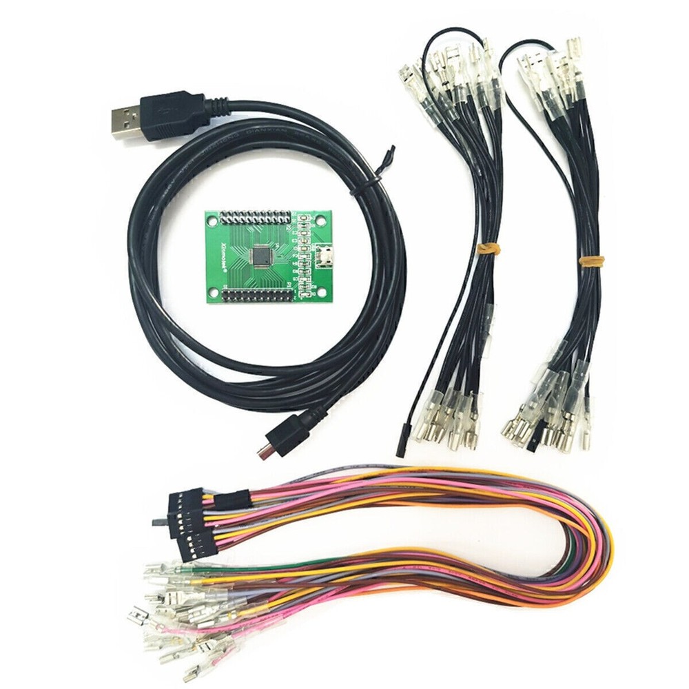 2 Players For MAME PC PS3 Encoder New Arcade to USB Controller Wiring DIY Kit