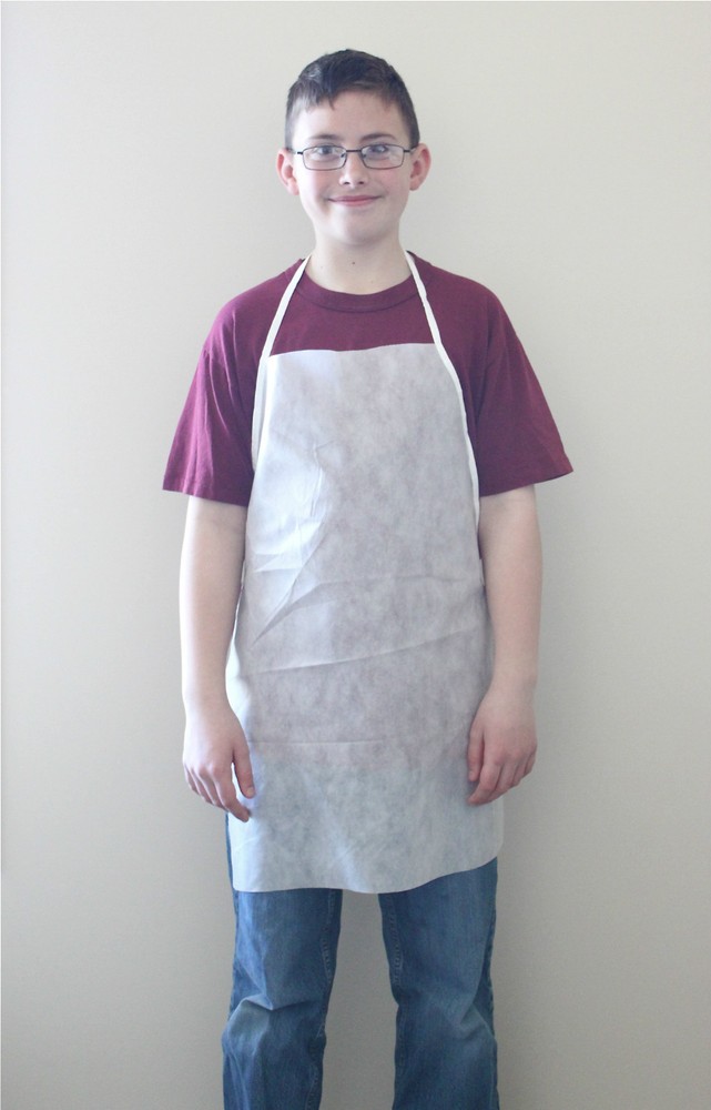 20 CHILDREN'S DISPOSABLE BIB APRONS POLYPROPYLENE