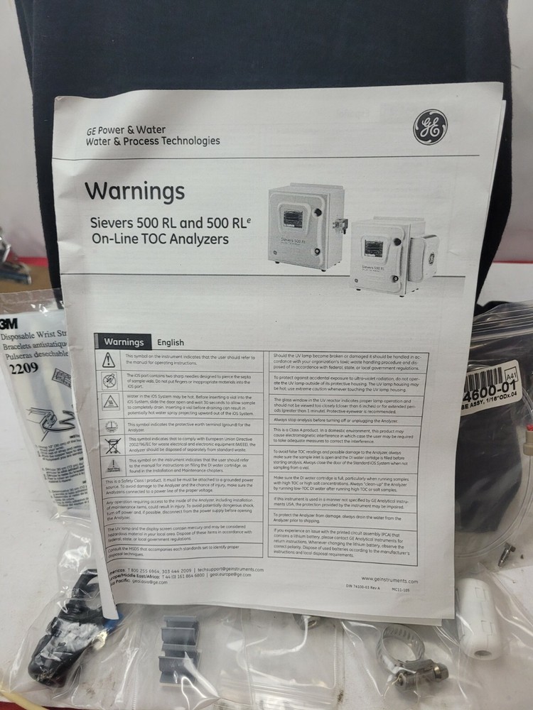 GE Sievers TOC 500 RL Accessories