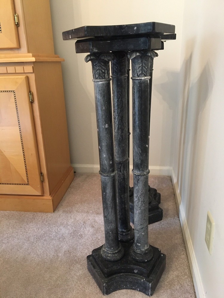 Corinthian Marble Pedestal Columns