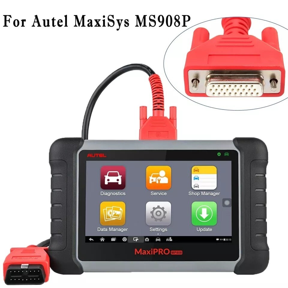 MaxiFlas Elite J2534 ECU Programming Device DB26 OBD Cable Autel MaxiSys