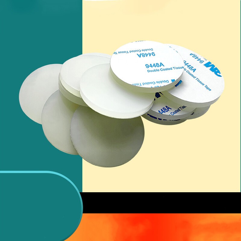 10Pcs Silicone Solid Discs 5mm~150mm Self Adhesive Round Pad Sealing Cushioning