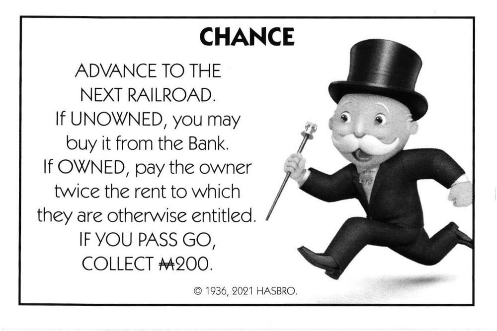 Monopoly Card Chance