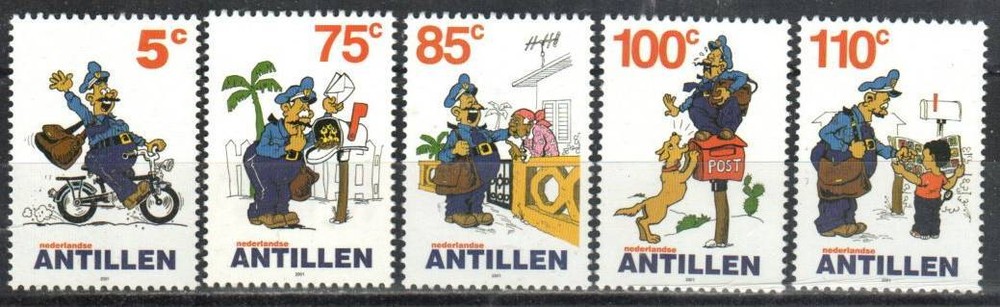 Netherlands Antilles Stamp 959-964  - Postal worker