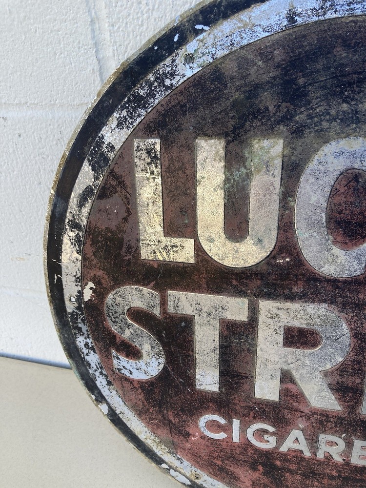 Lucky Strike Cigarettes Vintage Sign
