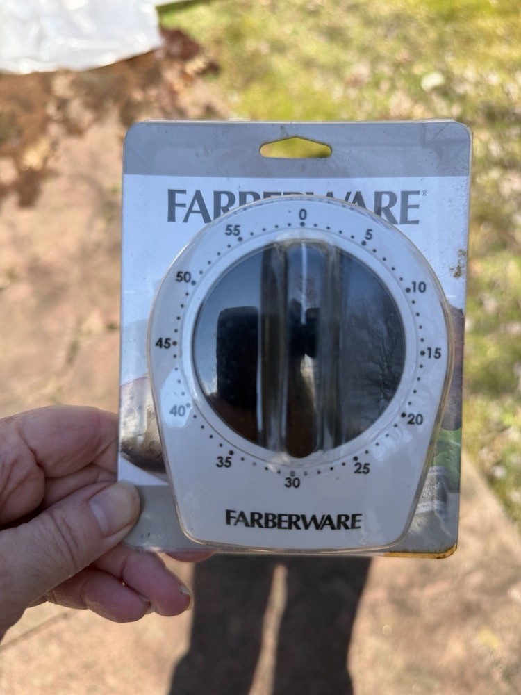 FARBERWARE CLASSIC DIAL KITCHEN TIMER NEW IN PACKAGE