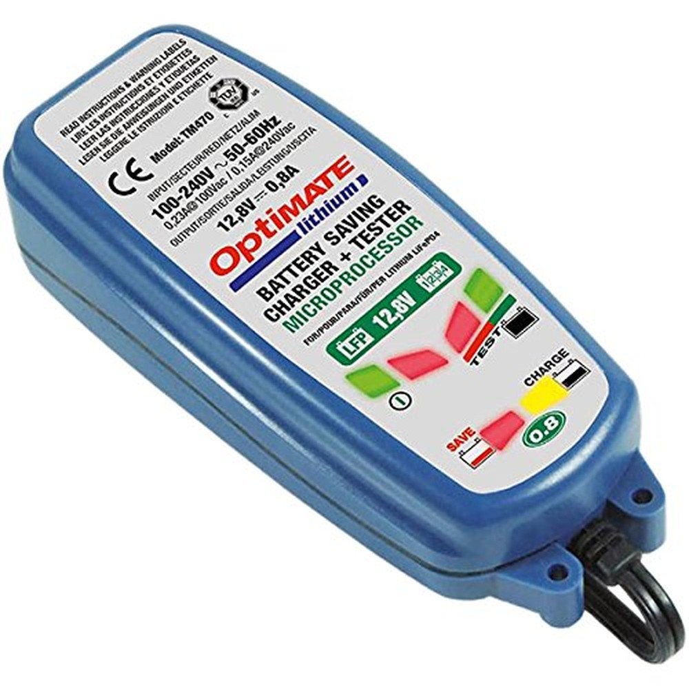 Optimate Lithium Battery Charger & Optimiser 0.8A 12.8V