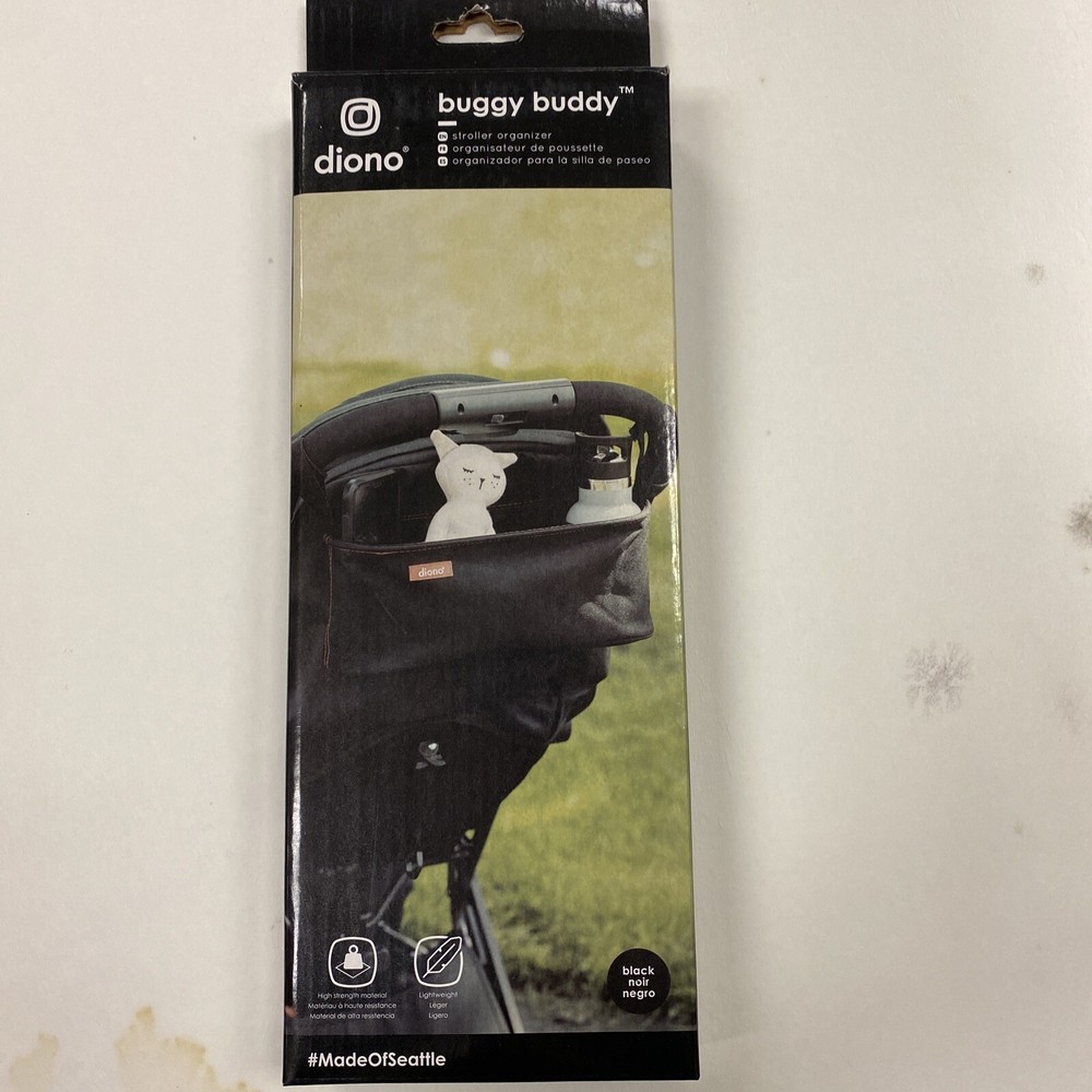 Diono Buggy Buddy Universal Stroller Organizer With Cup Holders, Secure Attachme