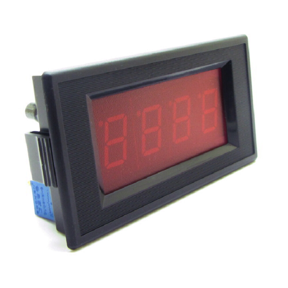 DC Voltmeter Ammeter Current Voltage Meter Red LED 3 1/2 Digit Panel Uncovered