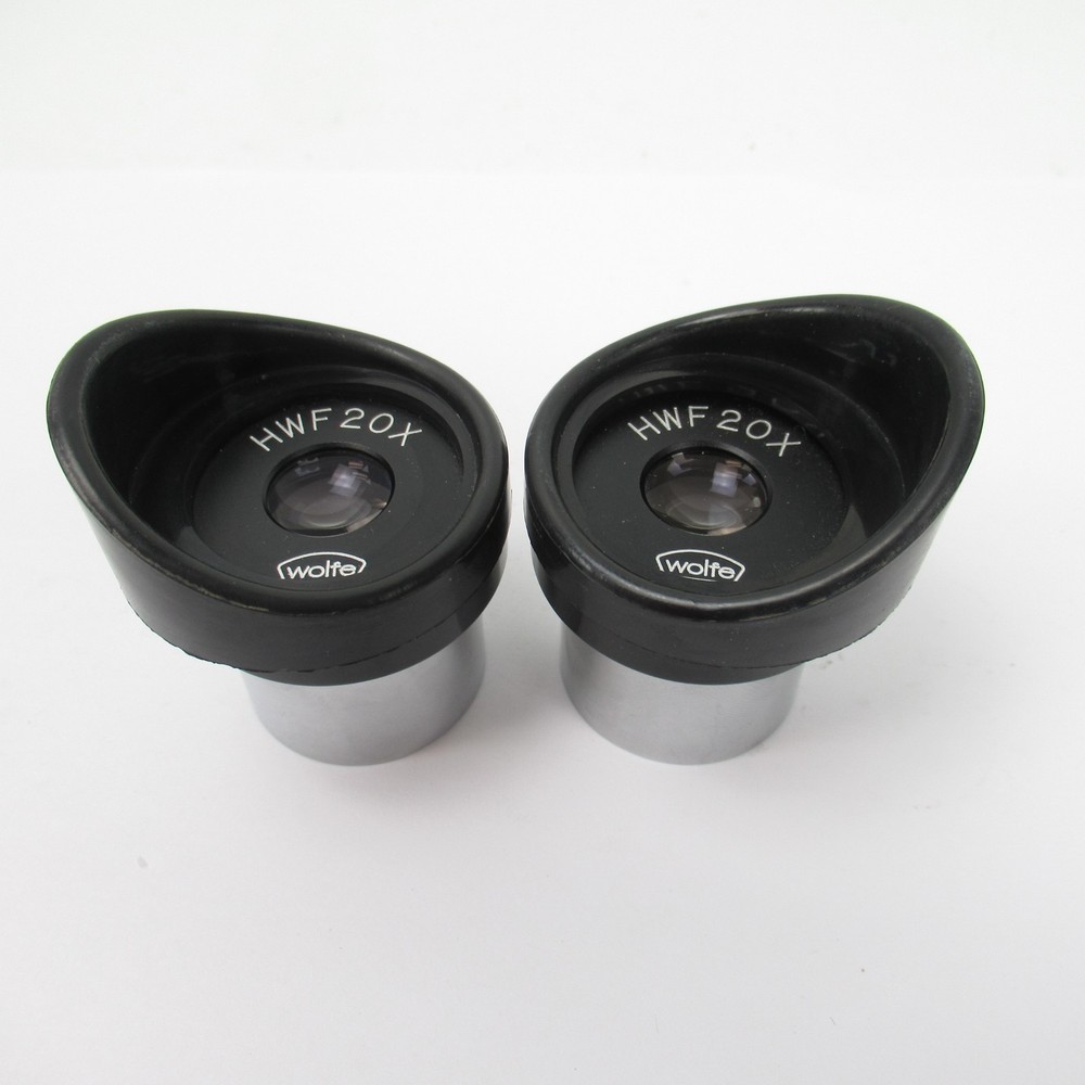 WOLFE HWF 20X STEREO MICROSCOPE EYEPIECE PAIR - 30MM