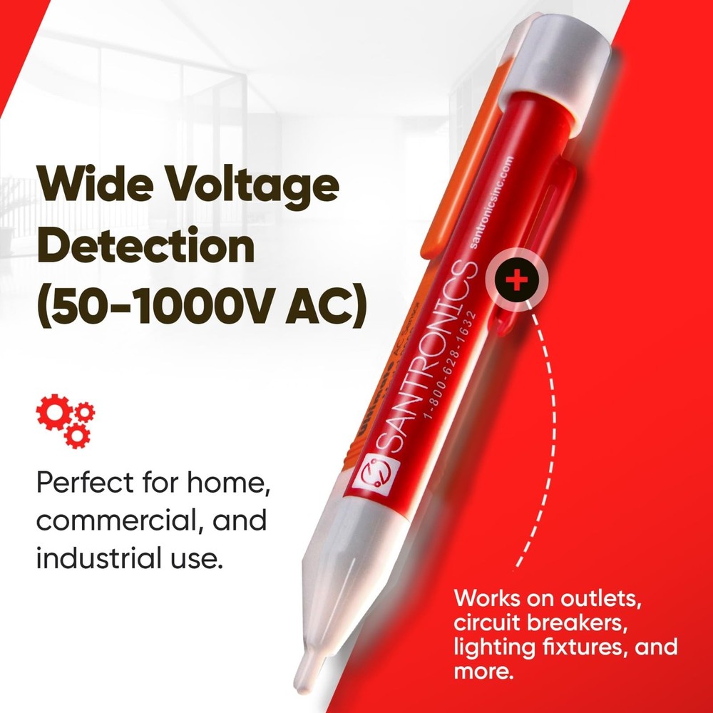 Santronics 3115 Ac Voltage Sensor - Compact Non-contact Voltage Detect