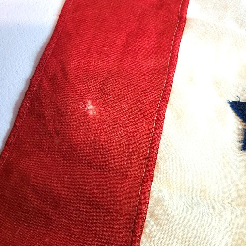 WWI 2 Sons in Service Wool Flag Multi Piece Construction Home Front