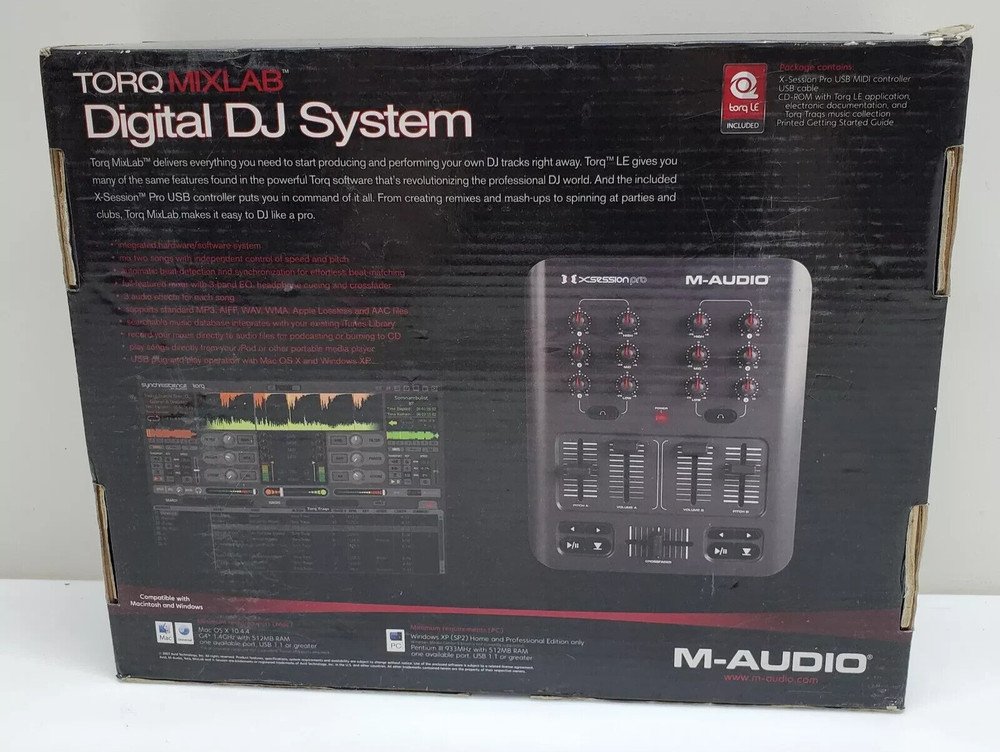 M-Audio Torq MixLab Digital DJ System