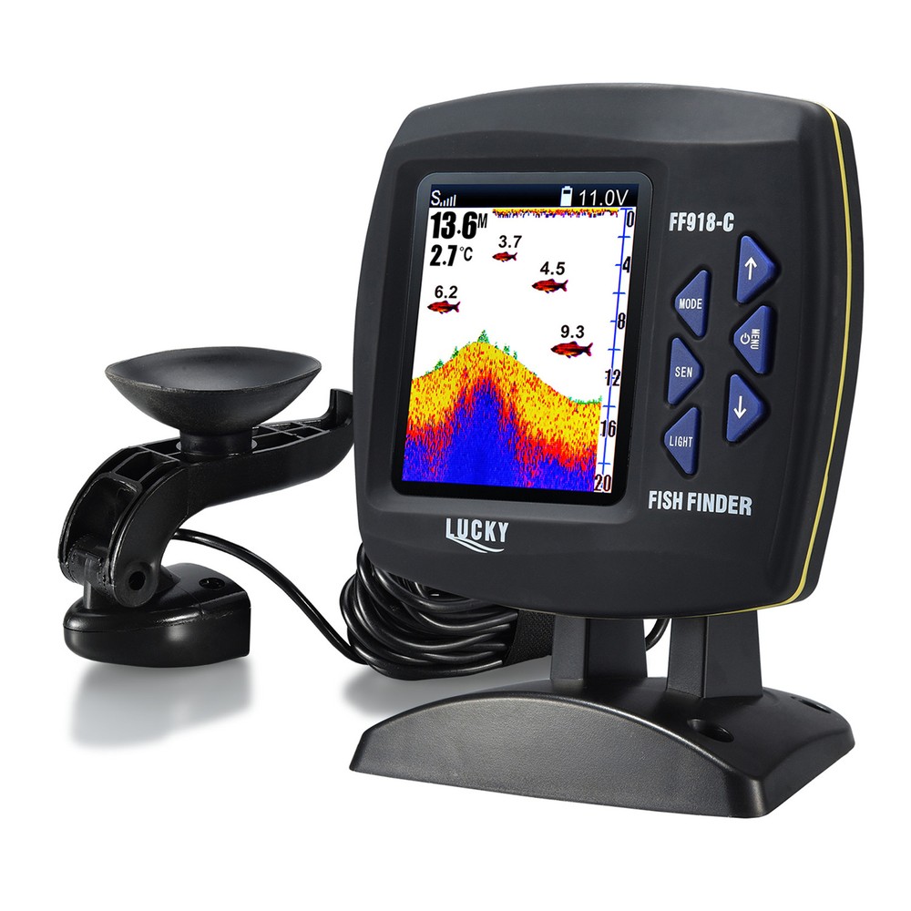 Fish Finder Wired Transducer  Underwater Fishing  Fish  T9W0